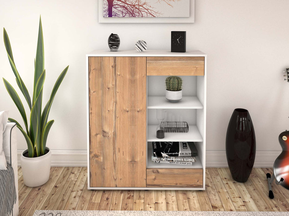 Highboard Luana, Pinie Front (92x108x35cm) - Dekati GmbH