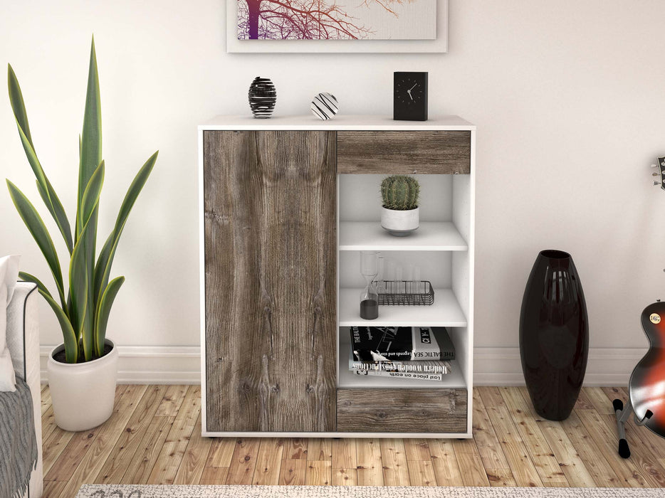 Highboard Luana, Treibholz Front (92x108x35cm) - Dekati GmbH