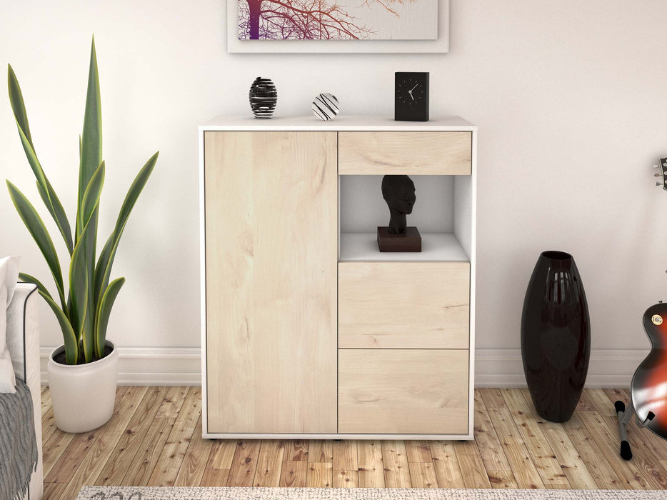 Highboard Lucia, Zeder Front (92x108x35cm) - Dekati GmbH