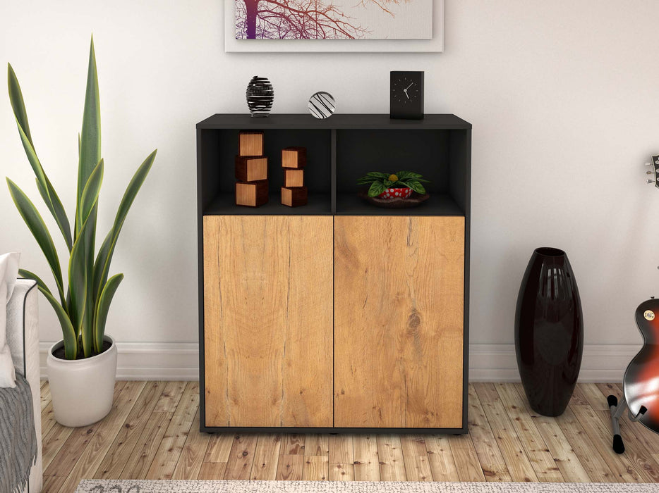 Highboard Giovanna, Eiche Front (92x108x35cm) - Dekati GmbH