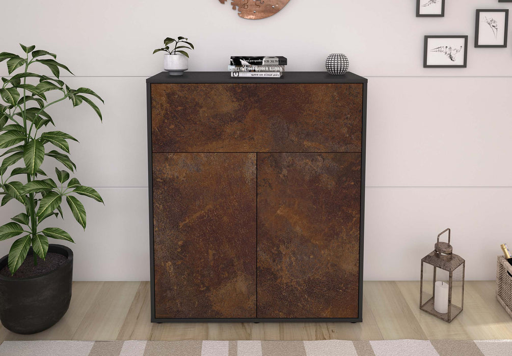 Highboard Giulia, Rost Front (92x108x35cm) - Dekati GmbH