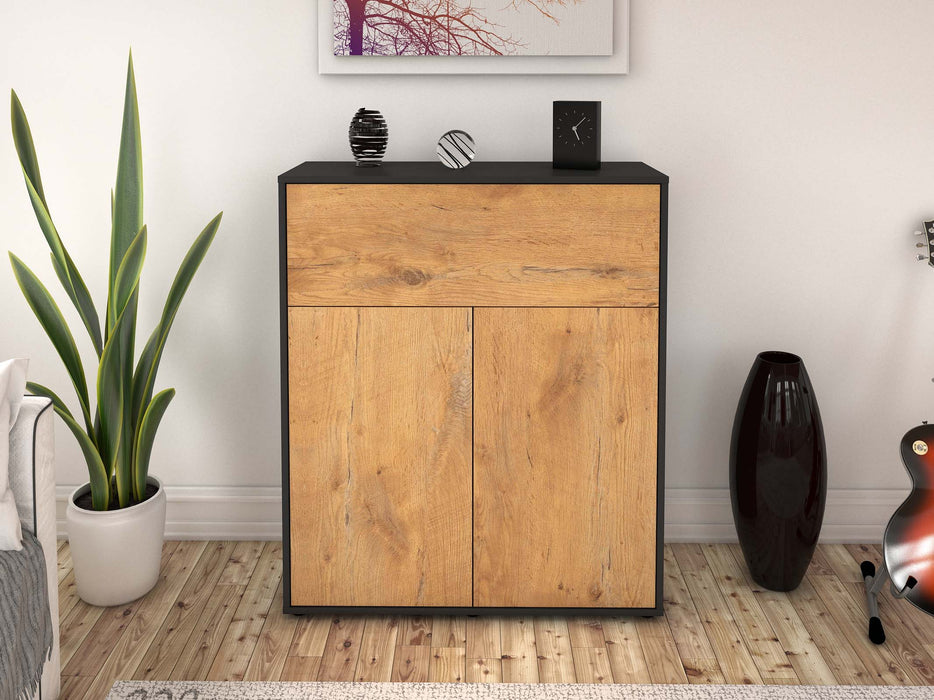 Highboard Giulia, Eiche Front (92x108x35cm) - Dekati GmbH