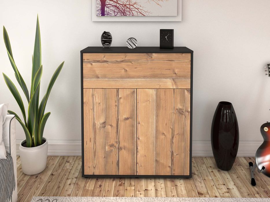 Highboard Giulia, Pinie Front (92x108x35cm) - Dekati GmbH