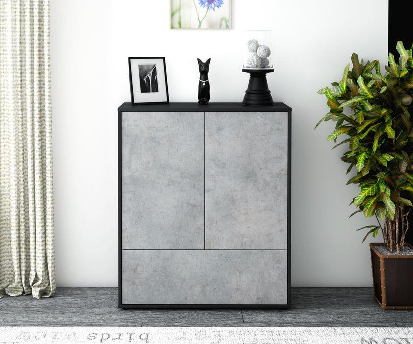 Highboard Grazia, Beton Front (92x108x35cm) - Dekati GmbH