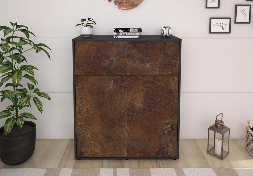 Highboard Greta, Rost Front (92x108x35cm) - Dekati GmbH