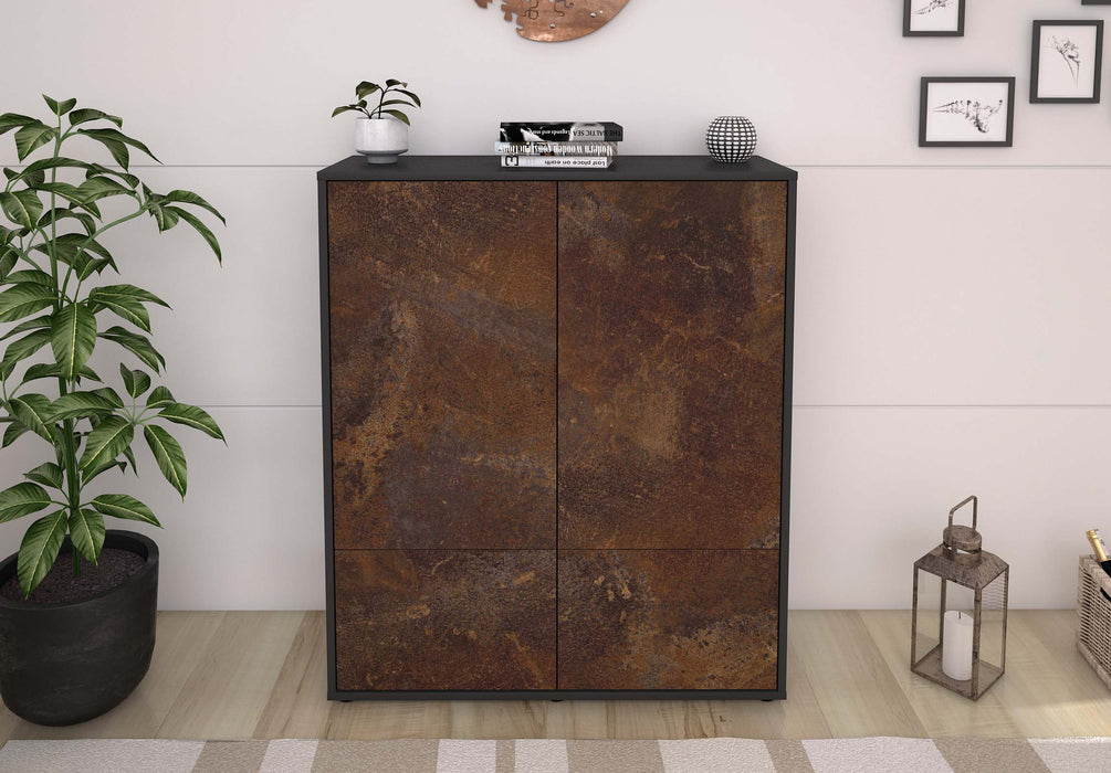 Highboard Ida, Rost Front (92x108x35cm) - Dekati GmbH