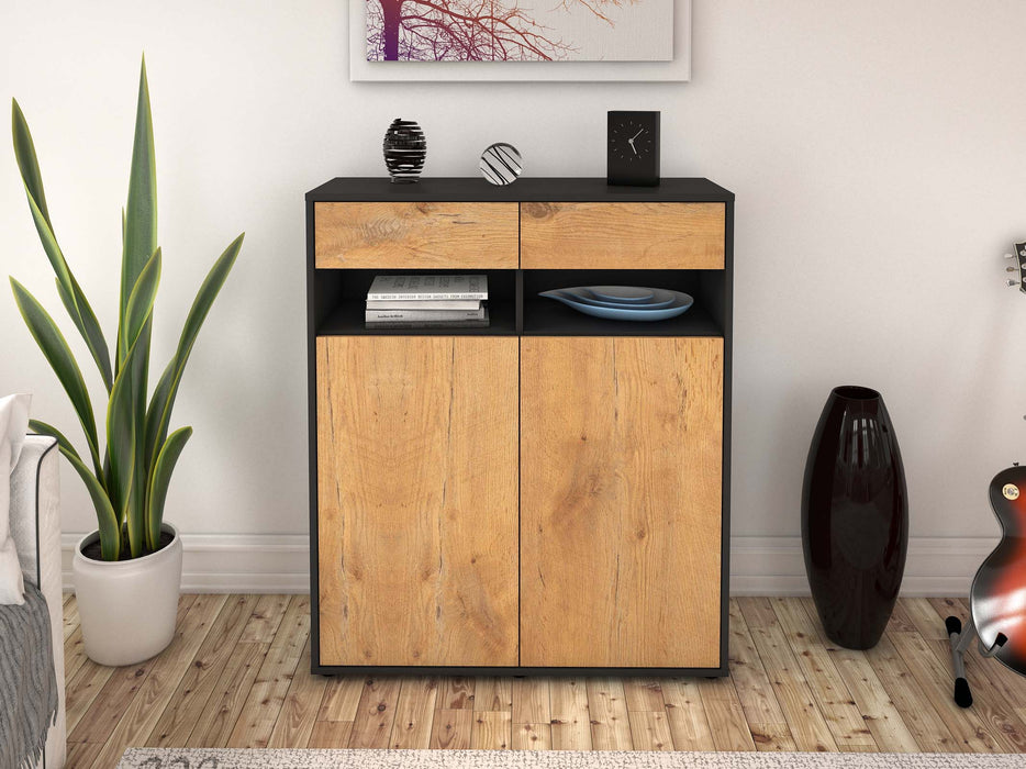 Highboard Ignazia, Eiche Front (92x108x35cm) - Dekati GmbH