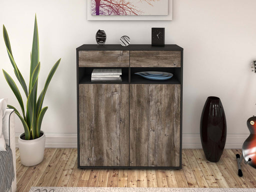 Highboard Ignazia, Treibholz Front (92x108x35cm) - Dekati GmbH