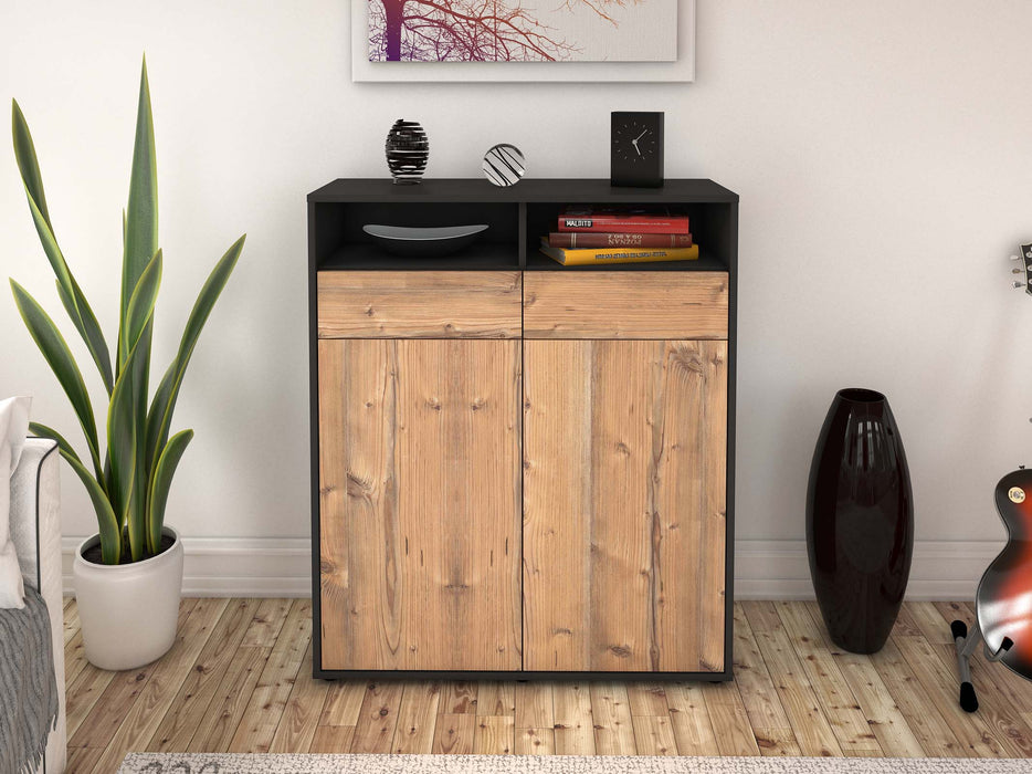 Highboard Ilaria, Pinie Front (92x108x35cm) - Dekati GmbH