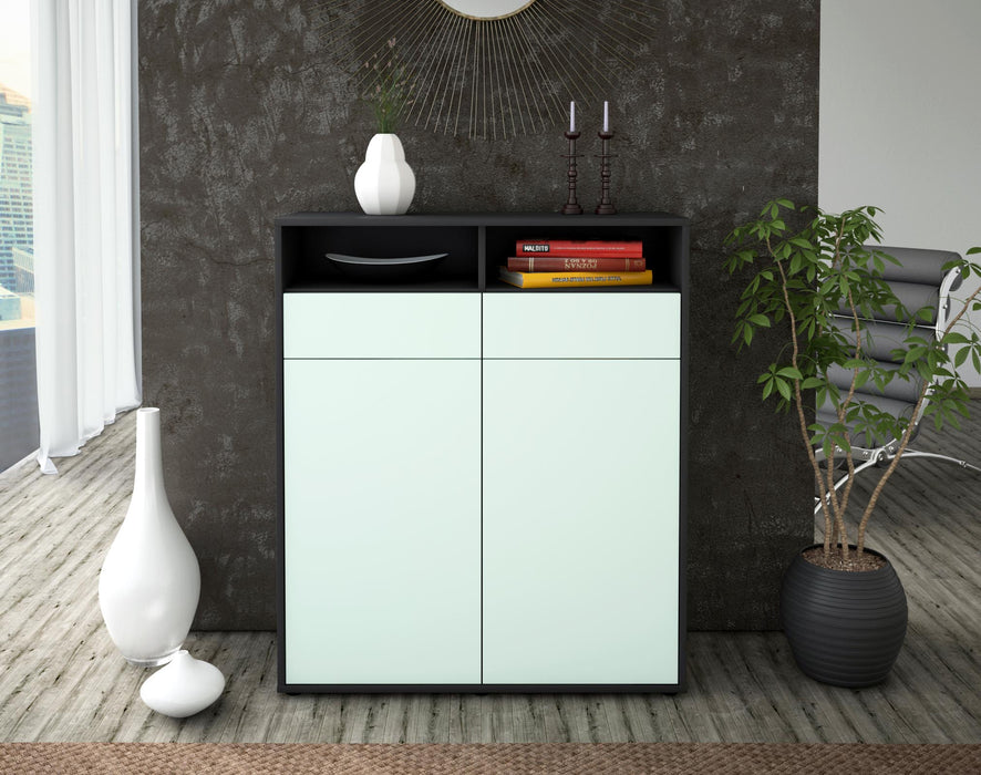 Highboard Ilaria, Mint Front (92x108x35cm) - Dekati GmbH