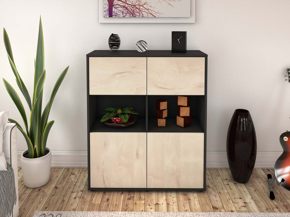 Highboard Ina, Zeder Front (92x108x35cm) - Dekati GmbH