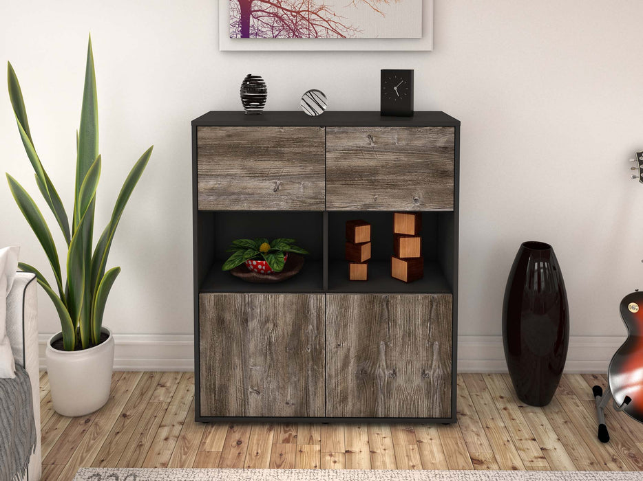 Highboard Ina, Treibholz Front (92x108x35cm) - Dekati GmbH