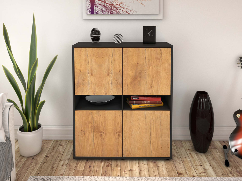 Highboard Innocenza, Eiche Front (92x108x35cm) - Dekati GmbH