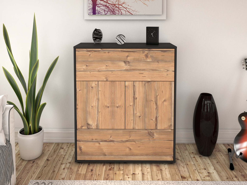 Highboard Irene, Pinie Front (92x108x35cm) - Dekati GmbH