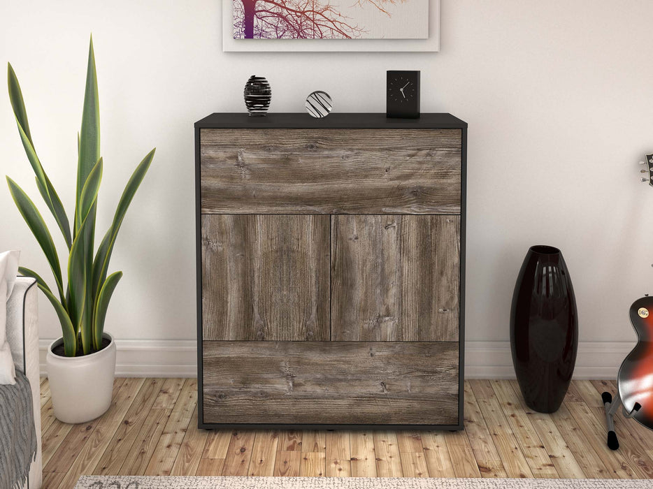 Highboard Irene, Treibholz Front (92x108x35cm) - Dekati GmbH