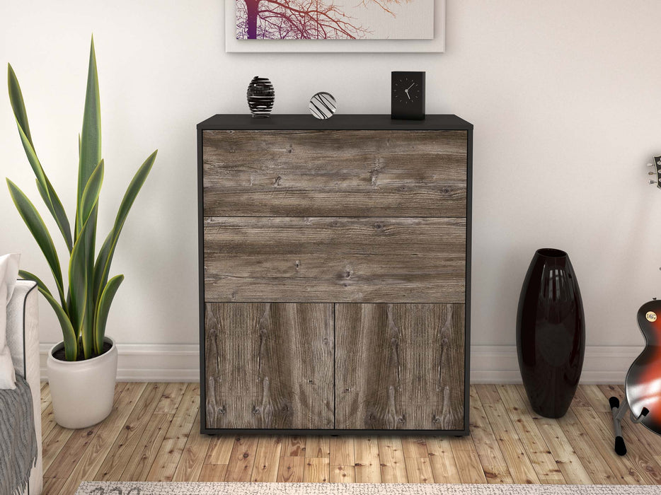 Highboard Isabella, Treibholz Front (92x108x35cm) - Dekati GmbH