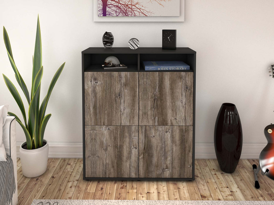 Highboard Jade, Treibholz Front (92x108x35cm) - Dekati GmbH