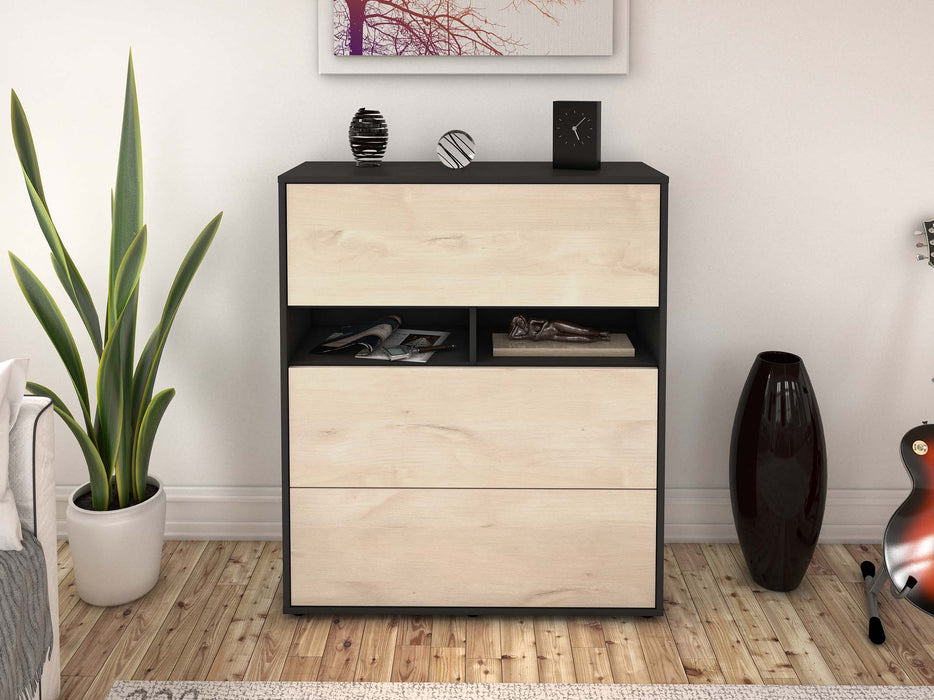 Highboard Janine, Zeder Front (92x108x35cm) - Dekati GmbH