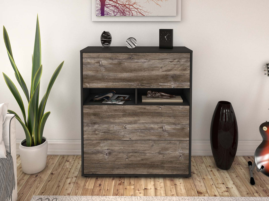 Highboard Janine, Treibholz Front (92x108x35cm) - Dekati GmbH