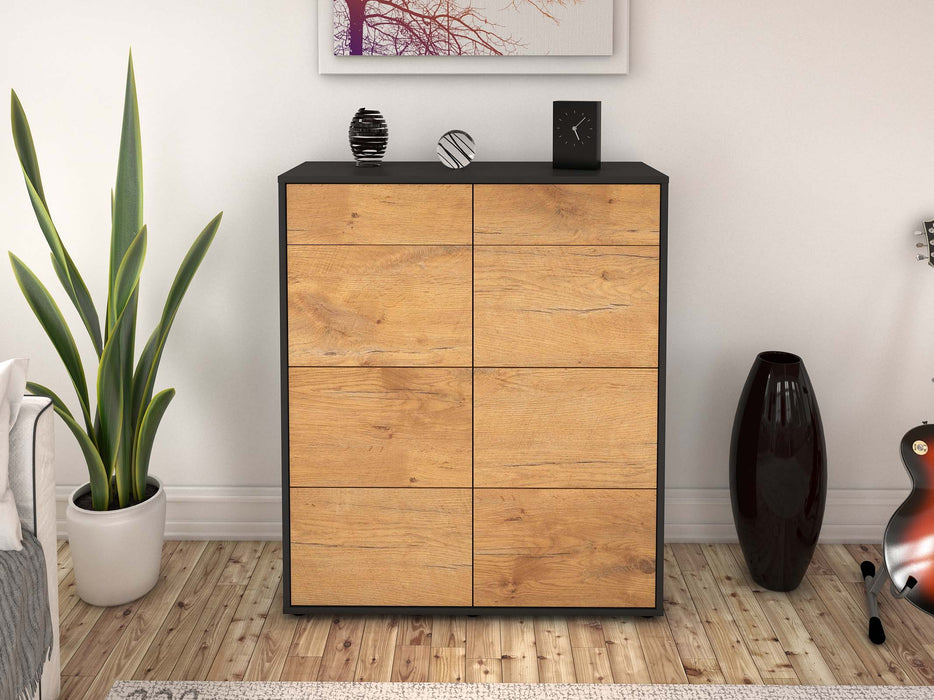 Highboard Jessica, Eiche Front (92x108x35cm) - Dekati GmbH