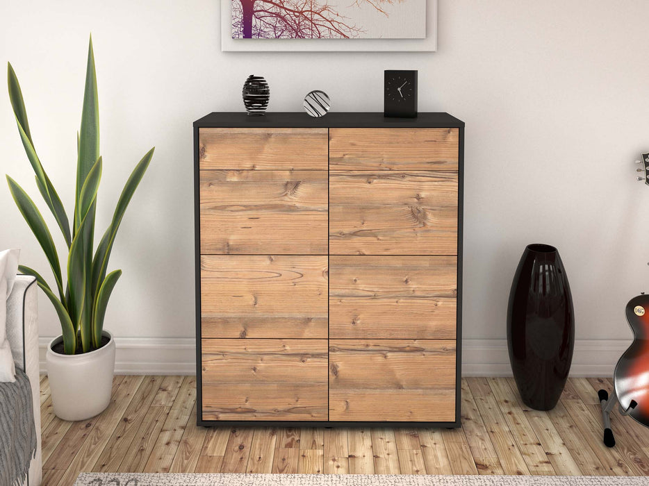 Highboard Jessica, Pinie Front (92x108x35cm) - Dekati GmbH