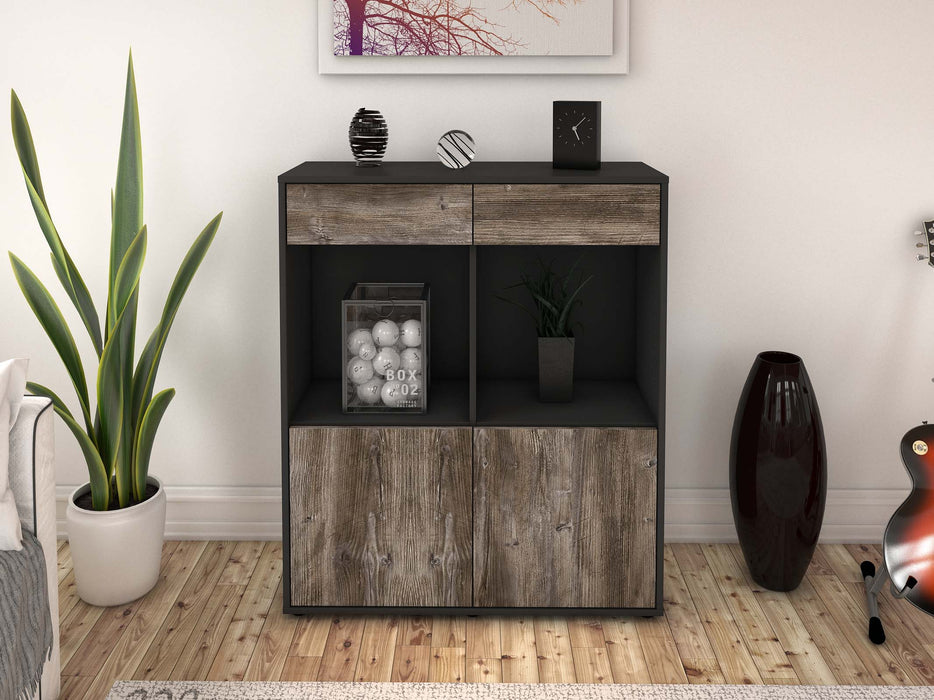 Highboard Joana, Treibholz Front (92x108x35cm) - Dekati GmbH