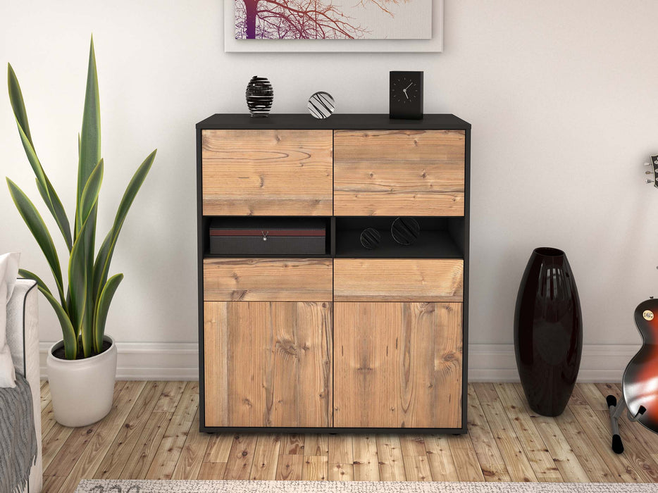 Highboard Josefina, Pinie Front (92x108x35cm) - Dekati GmbH