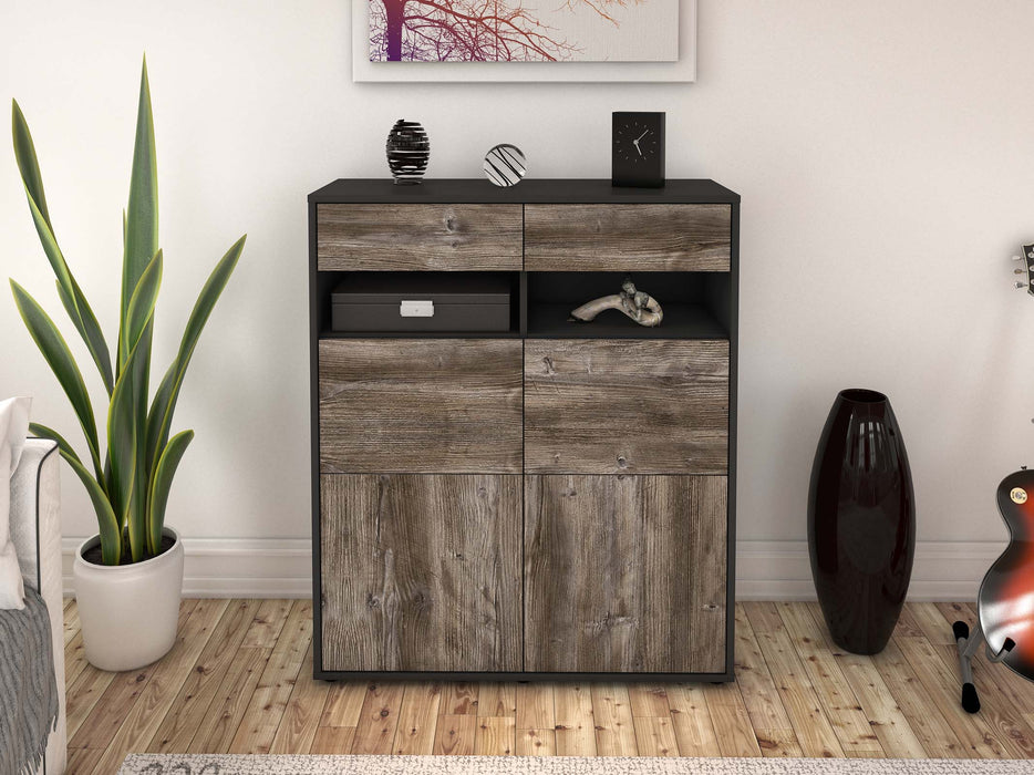 Highboard Juliana, Treibholz Front (92x108x35cm) - Dekati GmbH