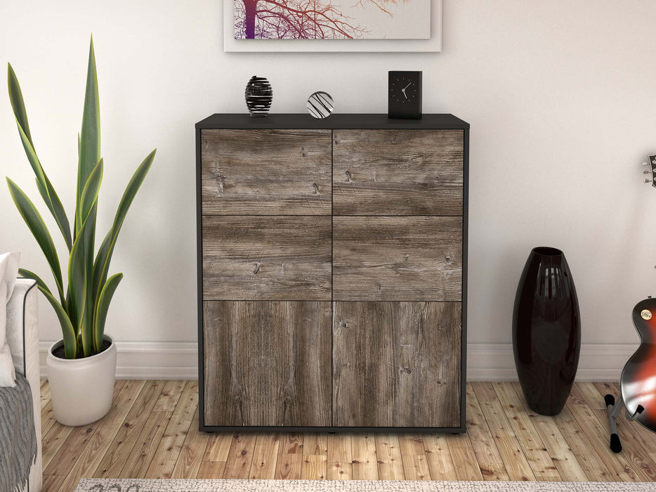 Highboard Julietta, Treibholz Front (92x108x35cm) - Dekati GmbH