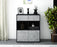 Highboard Ketty, Beton Front (92x108x35cm) - Dekati GmbH