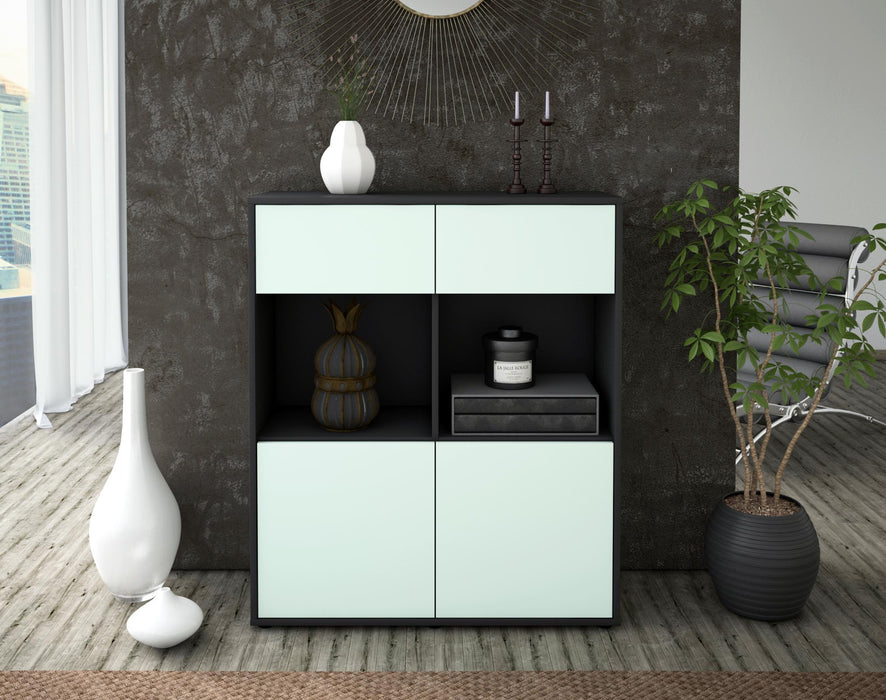 Highboard Ketty, Mint Front (92x108x35cm) - Dekati GmbH