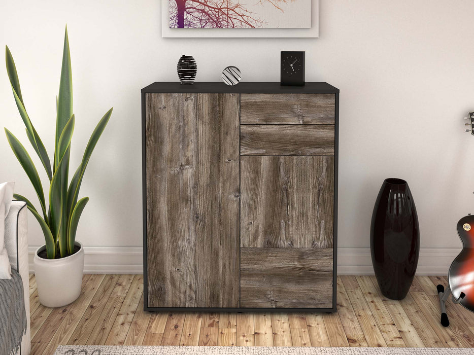 Highboard Kiara, Treibholz Front (92x108x35cm) - Dekati GmbH