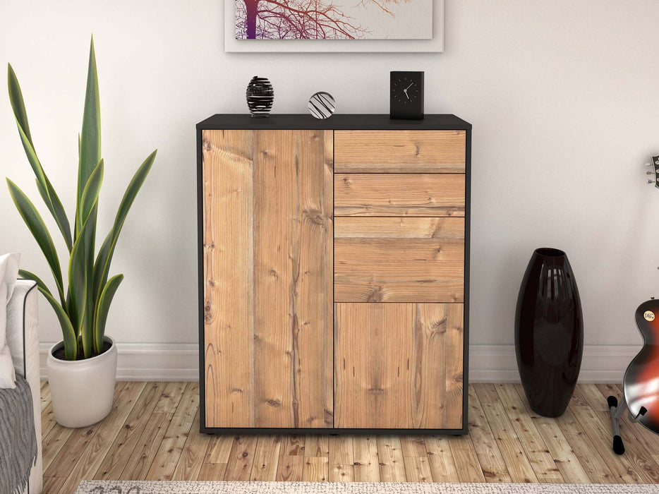 Highboard Kira, Pinie Front (92x108x35cm) - Dekati GmbH