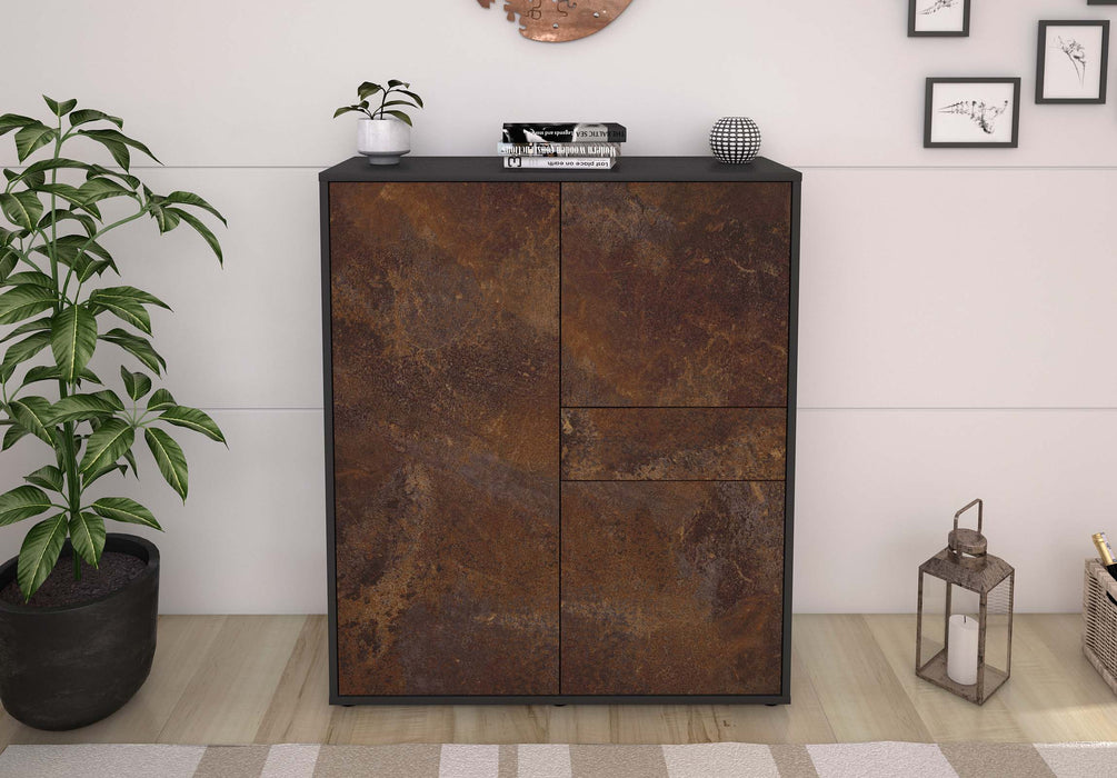 Highboard Lana, Rost Front (92x108x35cm) - Dekati GmbH