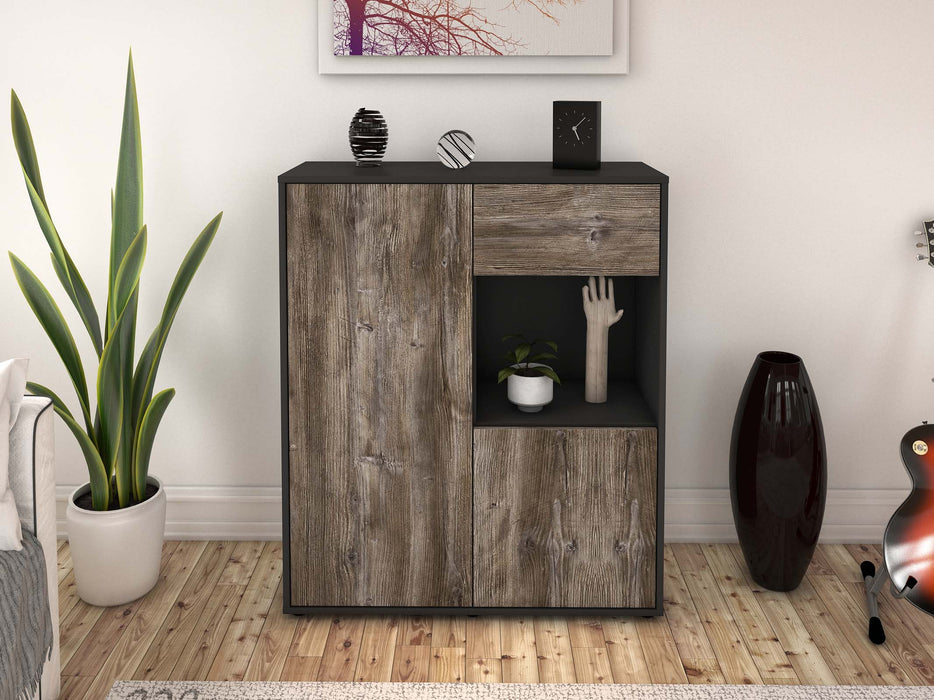 Highboard Larina, Treibholz Front (92x108x35cm) - Dekati GmbH