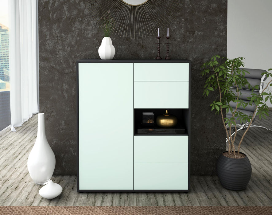 Highboard Larissa, Mint Front (92x108x35cm) - Dekati GmbH