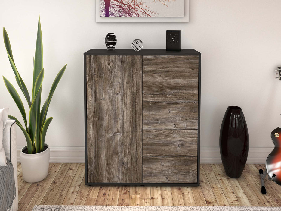 Highboard Laura, Treibholz Front (92x108x35cm) - Dekati GmbH