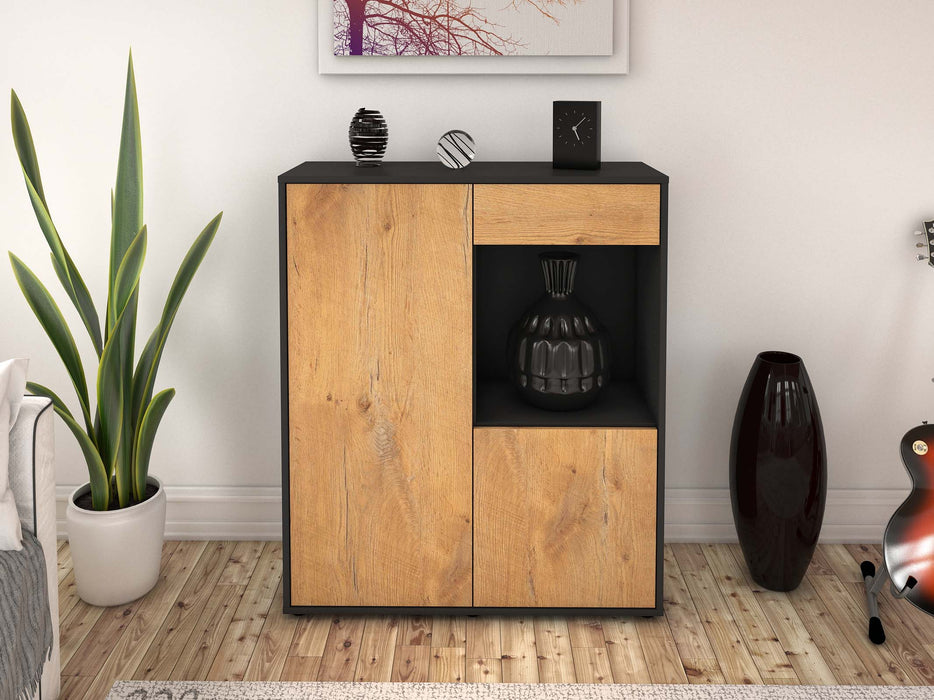 Highboard Lena, Eiche Front (92x108x35cm) - Dekati GmbH