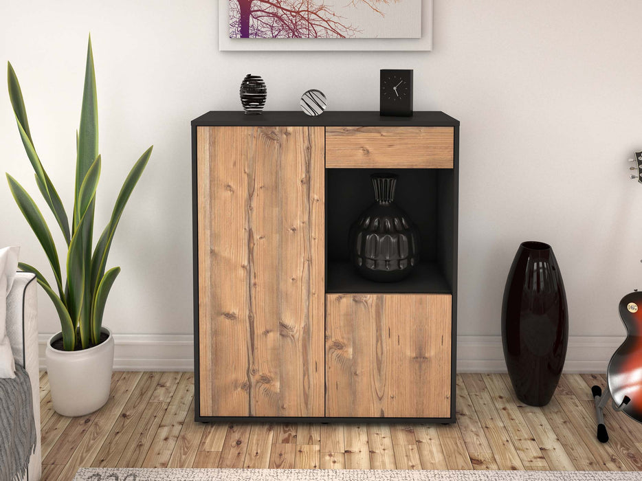 Highboard Lena, Pinie Front (92x108x35cm) - Dekati GmbH