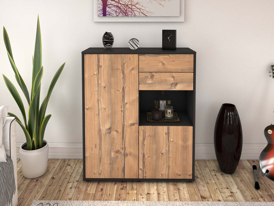 Highboard Leona, Pinie Front (92x108x35cm) - Dekati GmbH