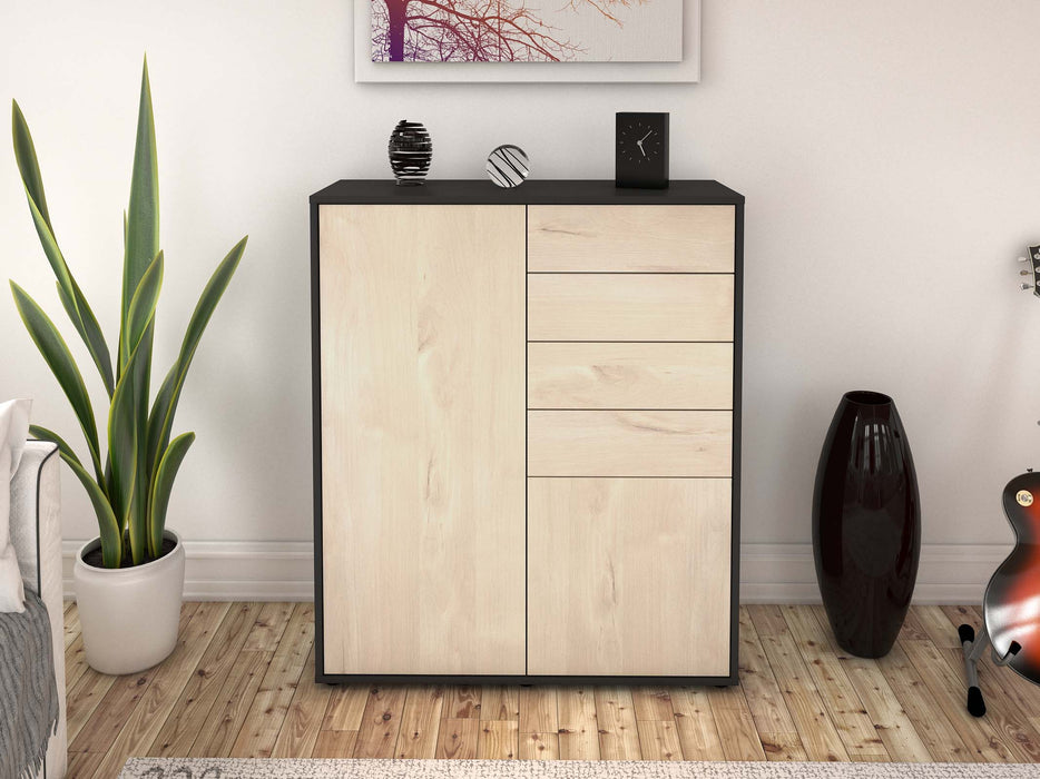 Highboard Leonora, Zeder Front (92x108x35cm) - Dekati GmbH