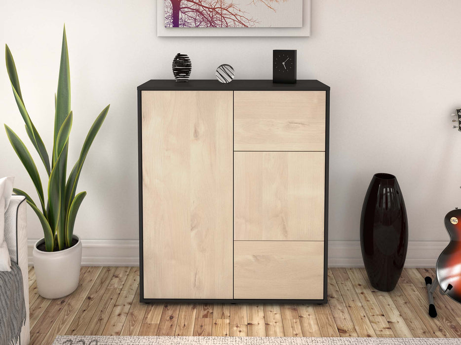 Highboard Lia, Zeder Front (92x108x35cm) - Dekati GmbH