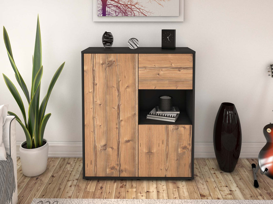 Highboard Liridona, Pinie Front (92x108x35cm) - Dekati GmbH