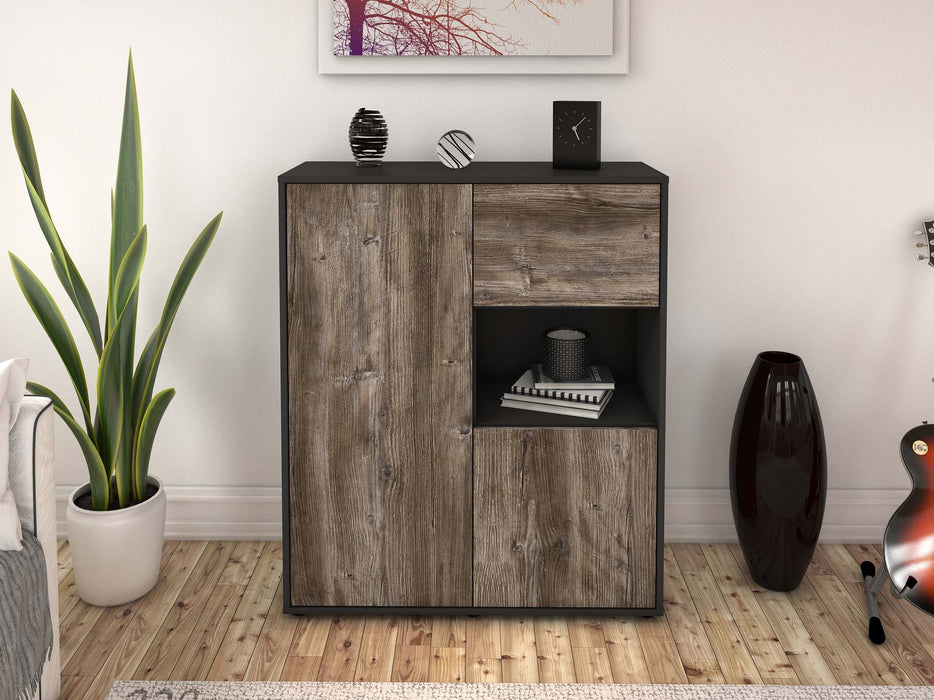 Highboard Liridona, Treibholz Front (92x108x35cm) - Dekati GmbH