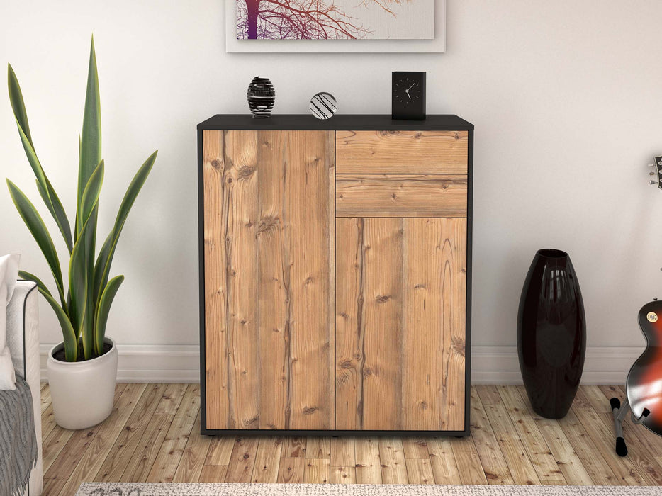 Highboard Lisann, Pinie Front (92x108x35cm) - Dekati GmbH