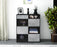 Highboard Zelinda, Beton Front (92x108x35cm) - Dekati GmbH