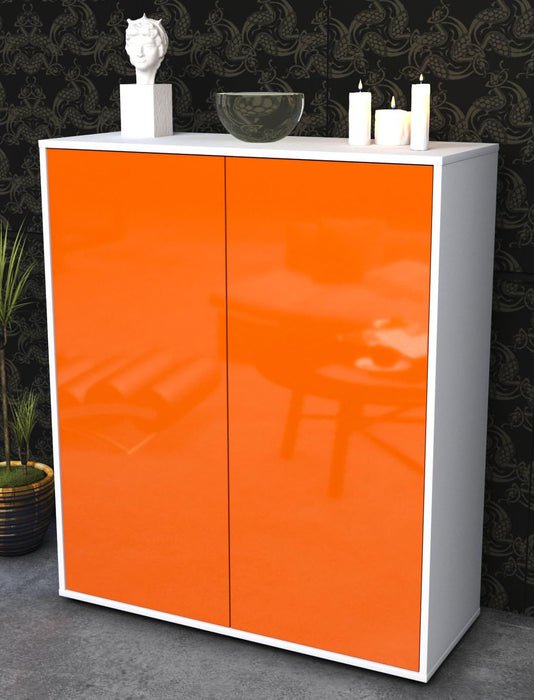 Highboard Gioia, Orange Seite (92x108x35cm) - Dekati GmbH