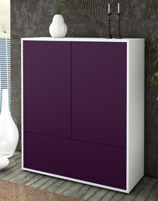 Highboard Grazia, Lila Seite (92x108x35cm) - Dekati GmbH