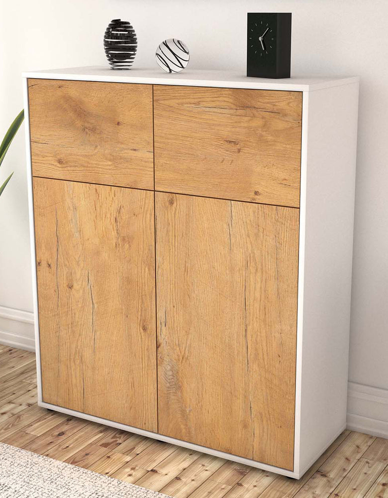 Highboard Greta, Eiche Seite (92x108x35cm) - Dekati GmbH