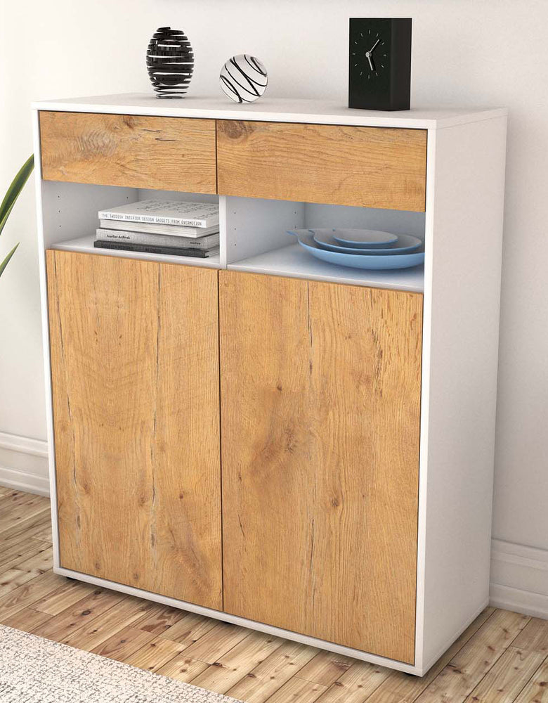 Highboard Ignazia, Eiche Seite (92x108x35cm) - Dekati GmbH